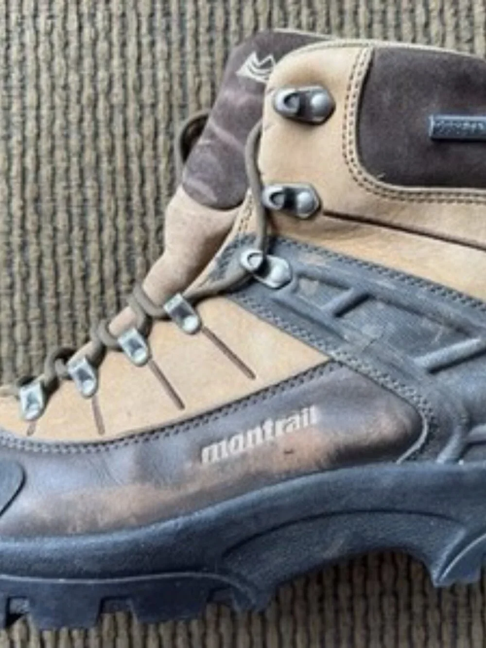 Montrail Torre GTX Hiking Boots Mens US 12.5 Brown Gore-Tex Waterproof